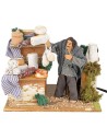Cured meat and cheese merchant 14 cm in motion