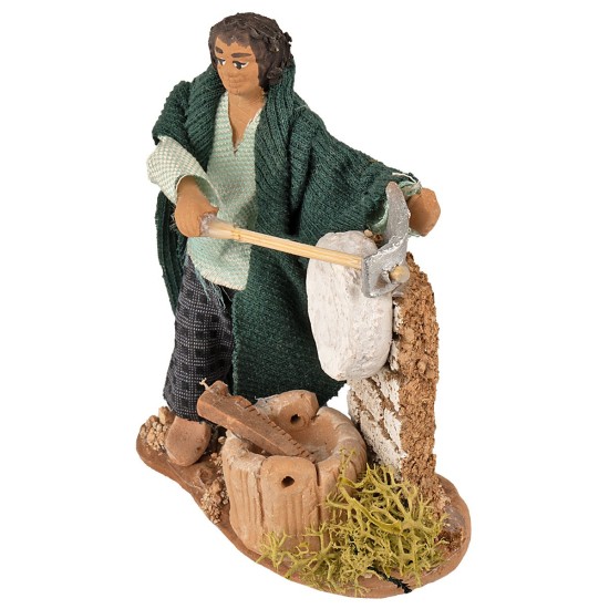Arrotino con zappa snodabile 12 cm