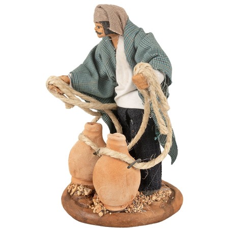 Hombre con ánforas de 12 cm