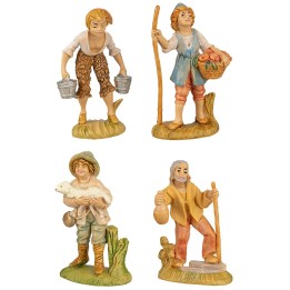 Set 4 statuine serie 8 cm Euromarchi