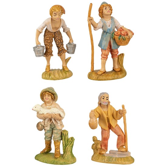 Set 12 statue 8 cm per presepe