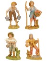 Set de 4 figuritas serie de 8 cm Euromarchi