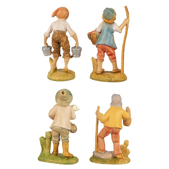 Set 12 statue 8 cm per presepe