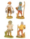 Set of 4 figurines 8 cm Euromarchi series