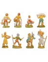 Set of 8 figurines 4 cm Euromarchi series