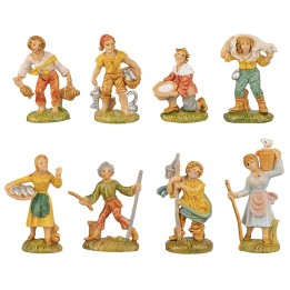 Set of 10 figurines series 4 cm Euromarchi