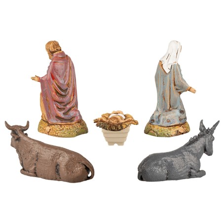 Natività 5 soggetti serie 6 cm Landi Moranduzzo