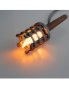Handheld torch 8.2 cm h LED flickering flame effect 12V
