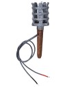 Antorcha de mano de 8,2 cm h LED efecto llama parpadeante 12V