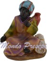 Seller of fabrics, 9 cm