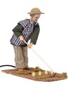 Campesino con azada en movimiento serie de 30 cm