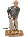 Campesino con azada en movimiento serie de 30 cm