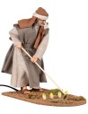 Campesino árabe con azada en movimiento serie de 30 cm