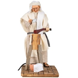 Shepherd with lamb on shoulders 30 cm Pigini
