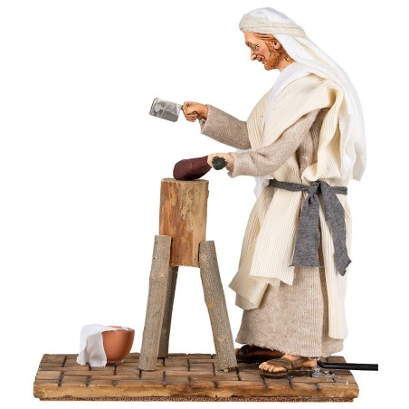 Shepherd with lamb on shoulders 30 cm Pigini