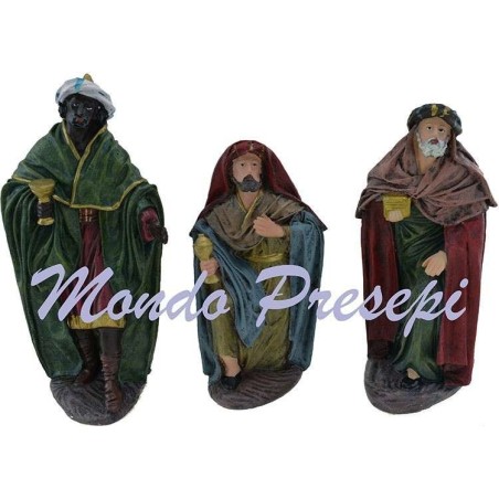 Conjunto de tres Reyes Magos de 20 cm Mondo Presepi