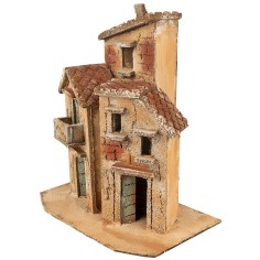 Casa napolitana con escalera lateral y arco de 2