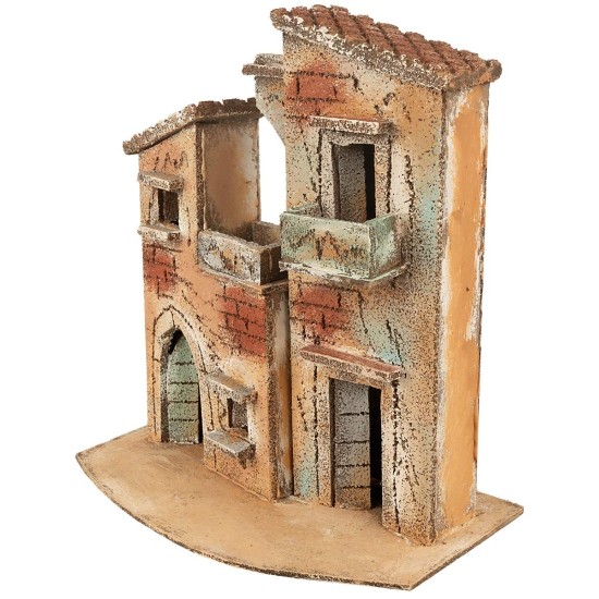 Casa napoletana con terrazza e balcone cm 20x11,7x21,5 h