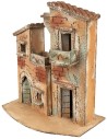 Casa napolitana con terraza y balcón cm 20x11,7x21,5 h