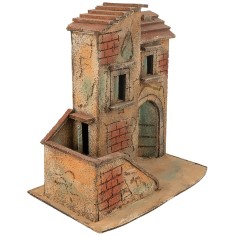 Casa napolitana con escalera lateral y arco de 2