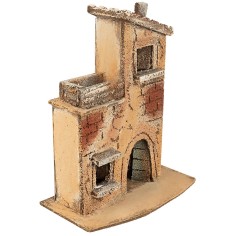 Casa napolitana con escalera lateral y arco de 2