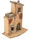 Neapolitan house with terrace and arch cm 13.5x8x17 h