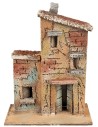 Casa napoletana con camino e tetto spiovente cm 13,5x7x18 h