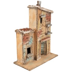 Casa napolitana con escalera lateral y arco de 2
