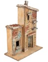 Casa napolitana con chimenea y techo inclinado cm 13,5x7x18 h