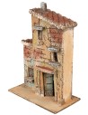 Casa napolitana con chimenea y techo inclinado cm 13,5x7x18 h