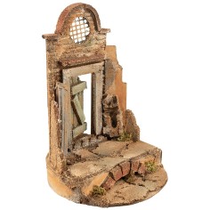 Casa napolitana con escalera lateral y arco de 2