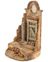 Tempio in rovina con rosone Ø 13,5x19 cm