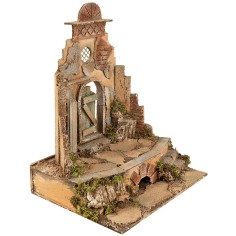 Casa napolitana con escalera lateral y arco de 2