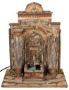 Templo con fuente funcionando cm 35x25x43 h