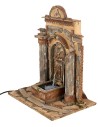 Tempio con fontana funzionante cm 35x25x43 h