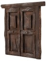 Two-leaf wooden door for statues cm 10 h