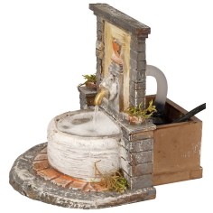 Fuente de resina para belén de 14x17x15 cm h. 2