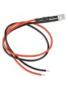 Flat LED 5 mm warm white 12 Volt