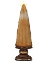 Albero di Natale con Natività illuminata finitura marrone e oro cm 12x9x41 h