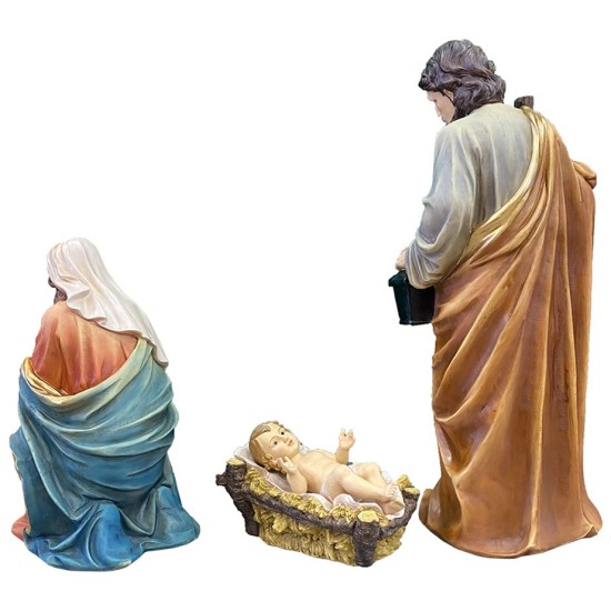 Natività 3 pezzi in resina serie 80 cm