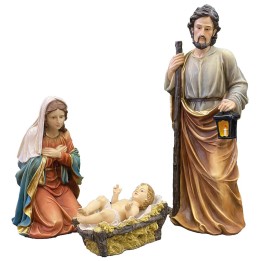 Nativity 3 subjects in resin h 80 cm
