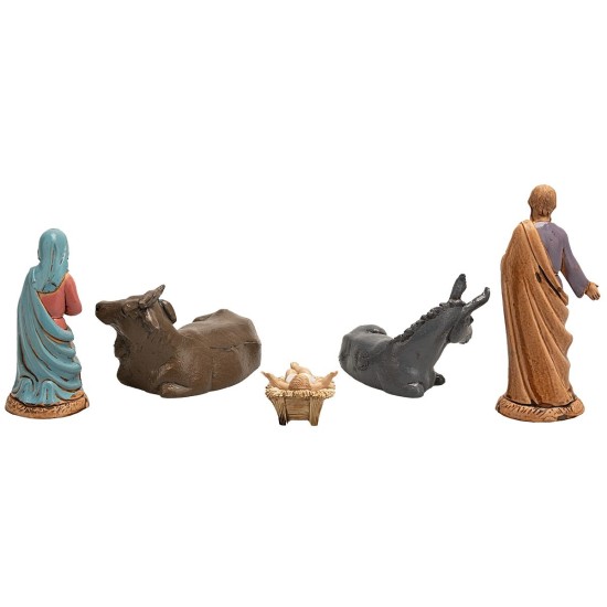 Nativity 3 subjects in PVC series 10 cm