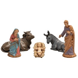Natividad 3 sujetos en PVC serie 10 cm