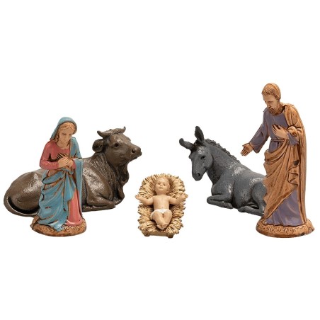 Natividad 3 sujetos en PVC serie 10 cm