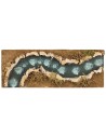 Tramo de río curvo a la izquierda con efecto de profundidad cm 32x12x2,3 h
