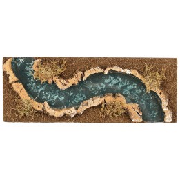 River with deep effect and right curve