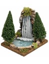 Estanque alpino con cascada efecto profundidad 16x13,5x16 h