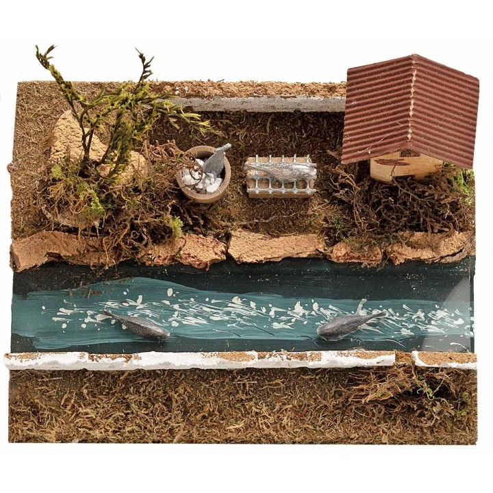 Lago con efecto profundidad cm 16x13,5
