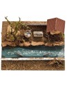 Casa del pescadero en el río efecto profundidad cm 19x15x13 h