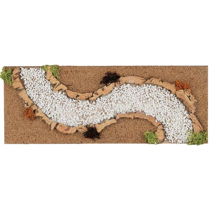 Left curve road cm 13x33x1 h